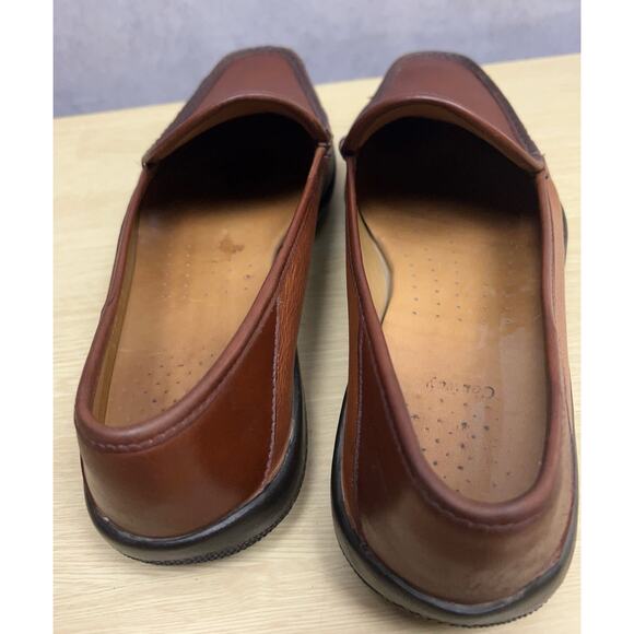 Allen Edmonds Mens Conway 5989 Brown Leather Penny Loafer Dress Shoes Size 11D - Picture 6 of 8